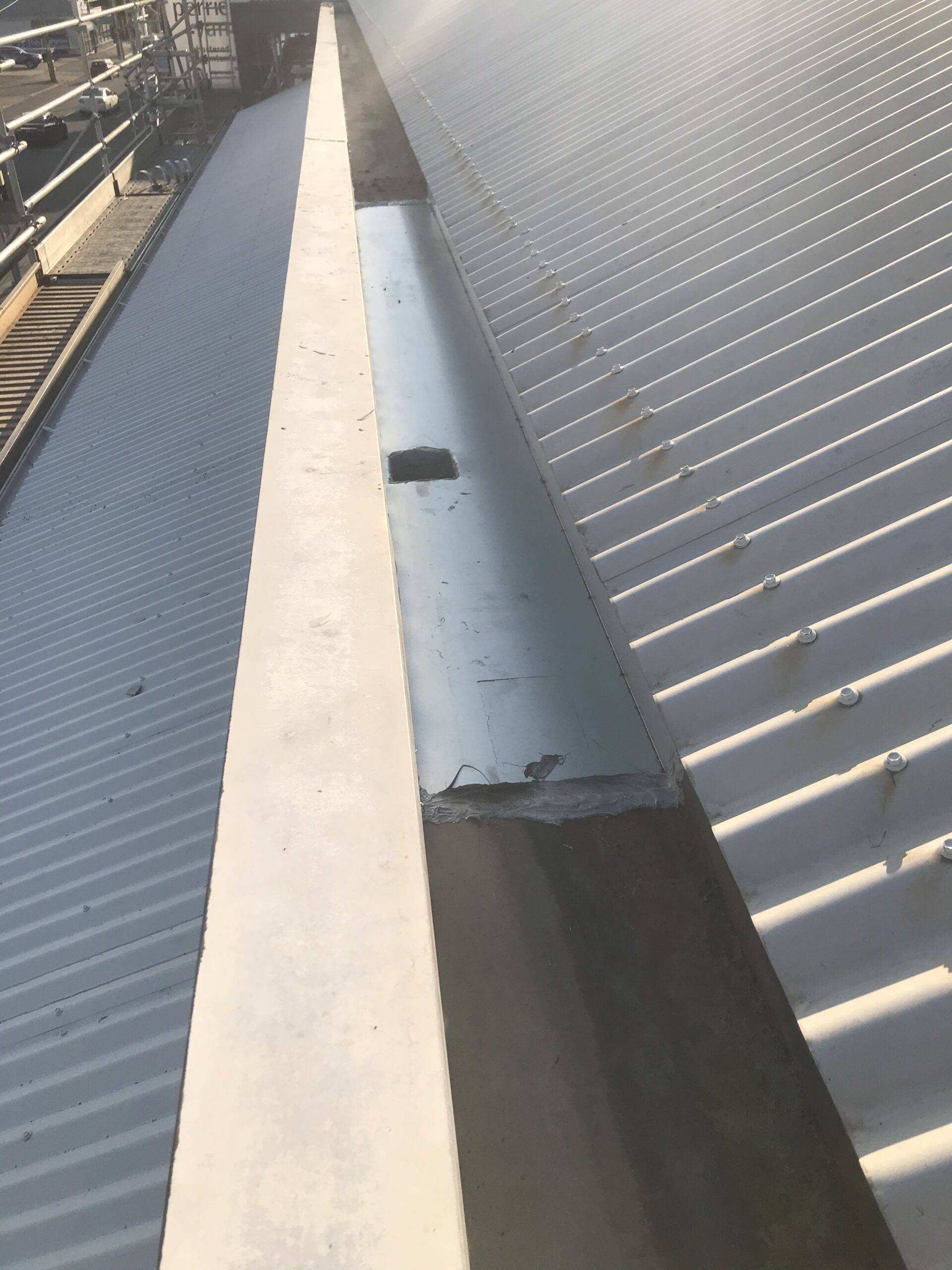 Roof plumbing inspection of gutters in Brisbane